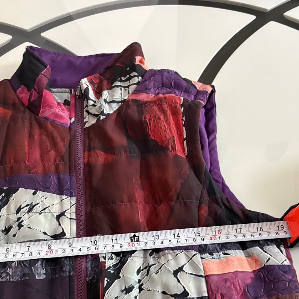 Women's Multicolor Patchwork Vest - image 5